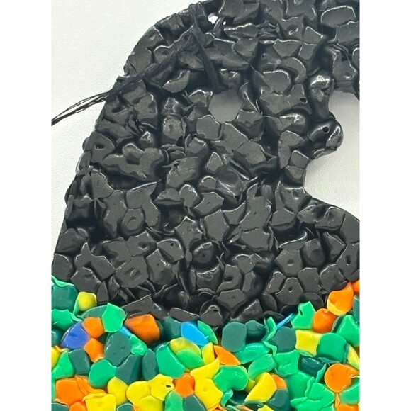 Halloween Popcorn Melt Jack O Lantern Witch Pumpkin Plast Kage USA Made 16" New - Picture 14 of 14